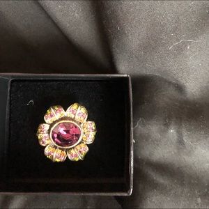 Heidi daus flower ring size 8